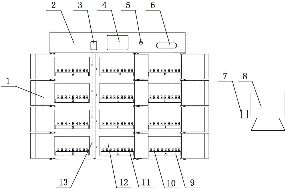 Comprehensive material evidence management refrigerator system