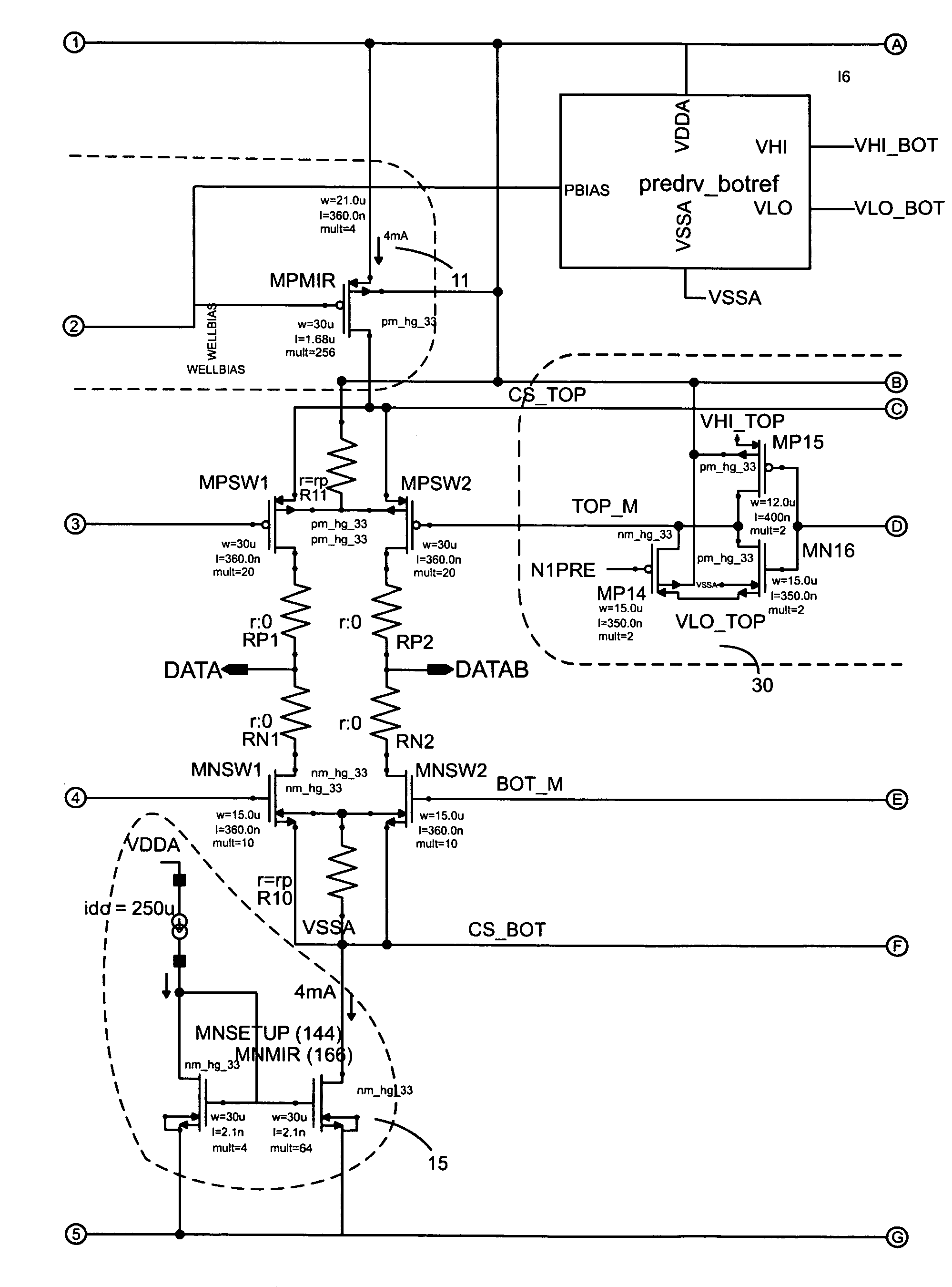 Differential current-mode driver with high common-mode range and controlled edge rates