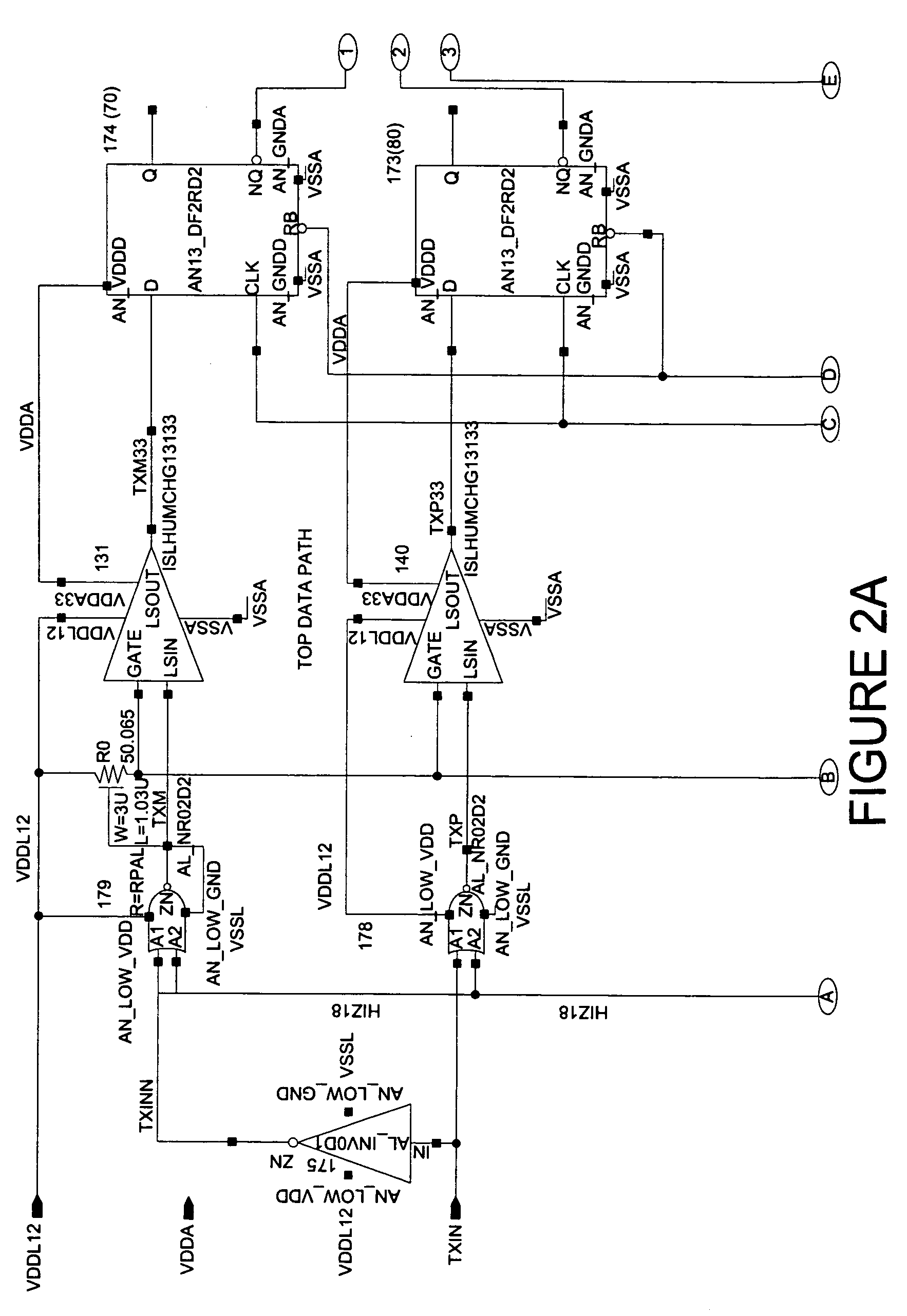 Differential current-mode driver with high common-mode range and controlled edge rates