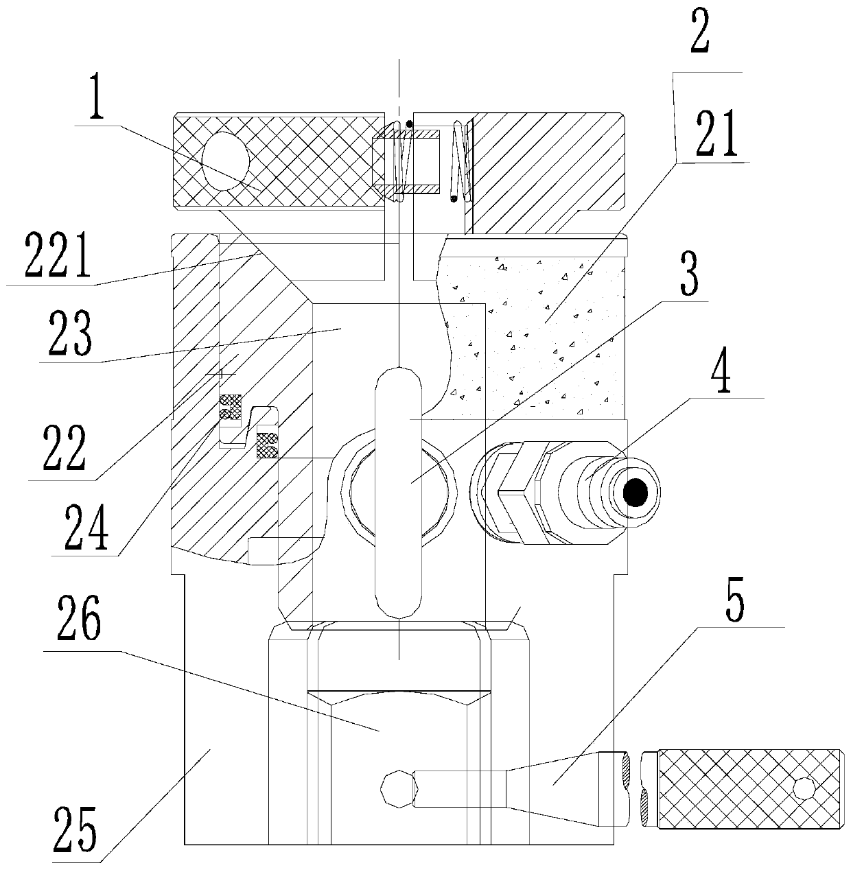 A hydraulic tensioner