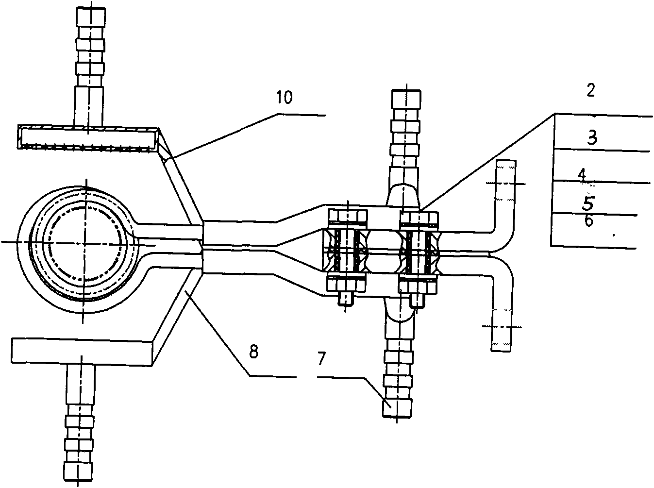 Steering arm shaft induction heating tempering technology