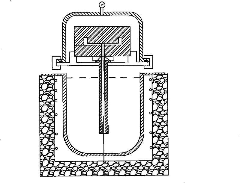 Quasi pressure adjusting casting machine and casting method thereof