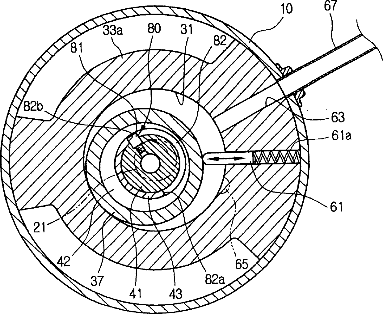 Variable capacity rotary compressor