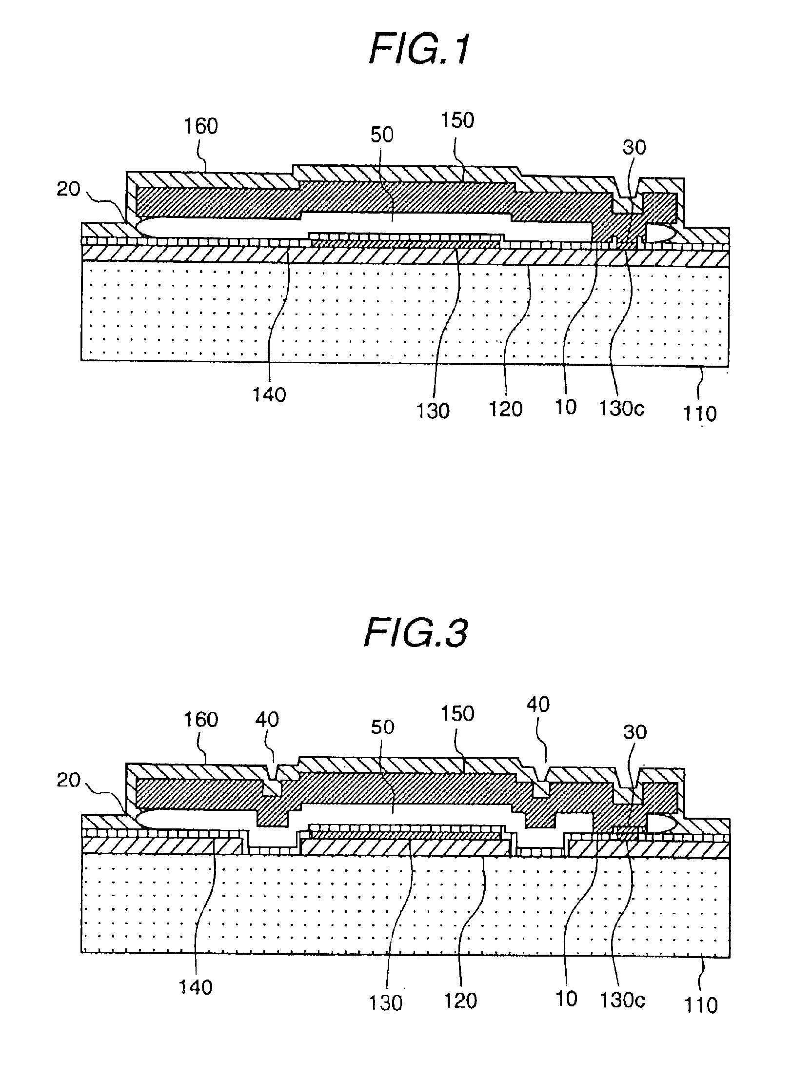 Capacitive type pressure sensor