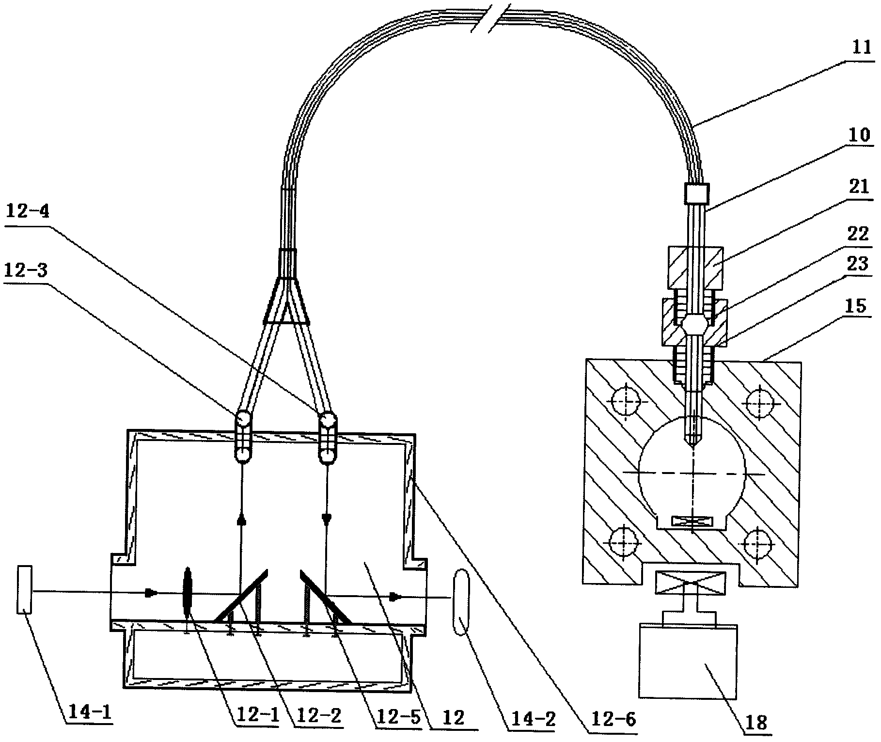 High-pressure in-situ infrared spectroscopy apparatus for monitoring supercritical system on line