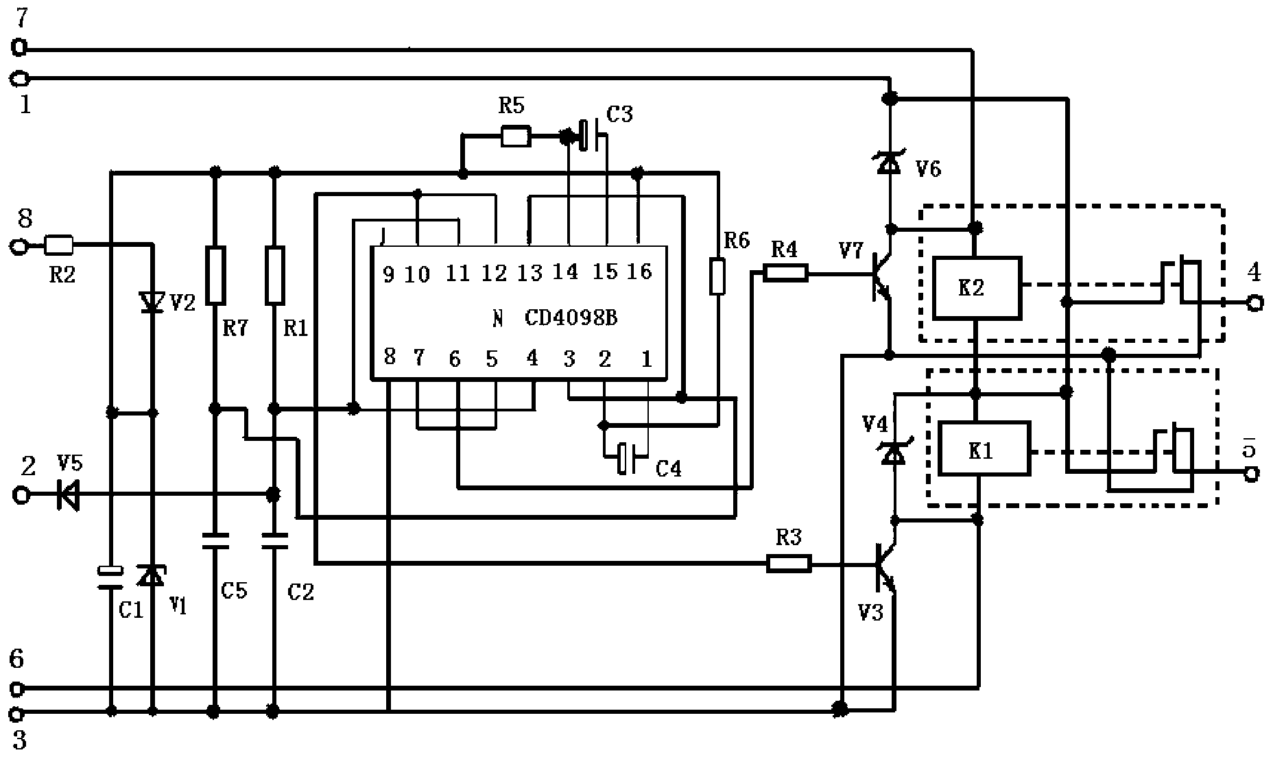 Door control relay