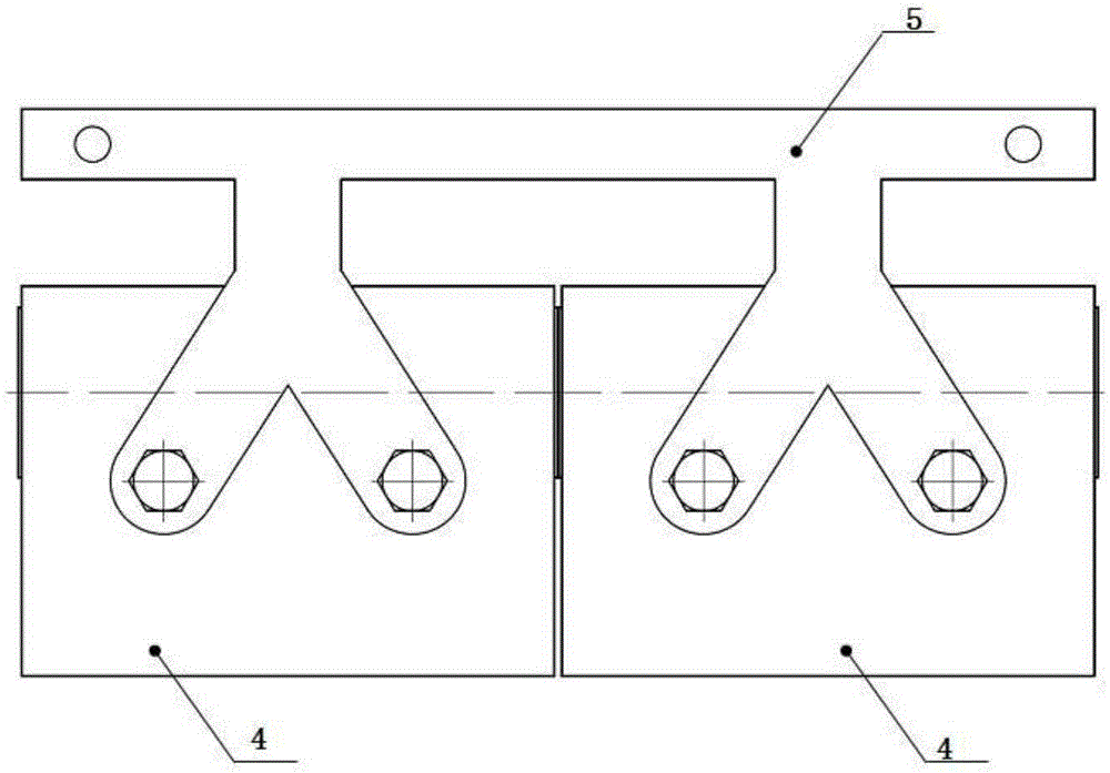 Series type air cylinder cover water channel structure