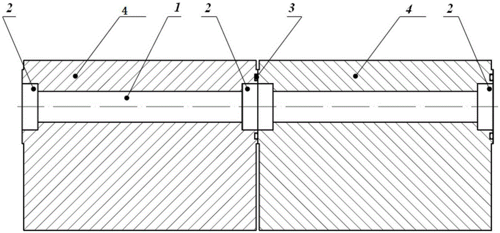 Series type air cylinder cover water channel structure