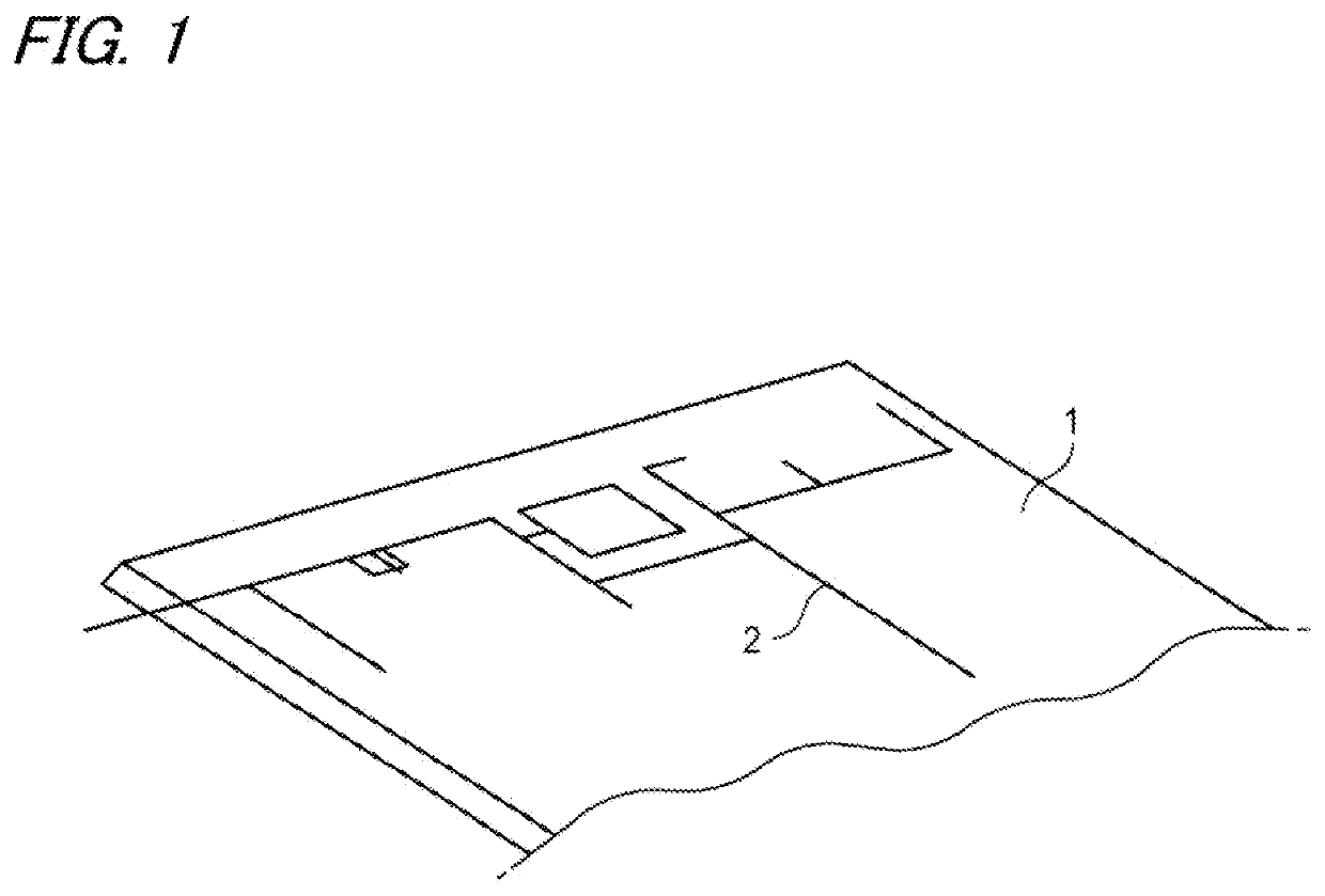 Wiring structure of wire harness and wire harness