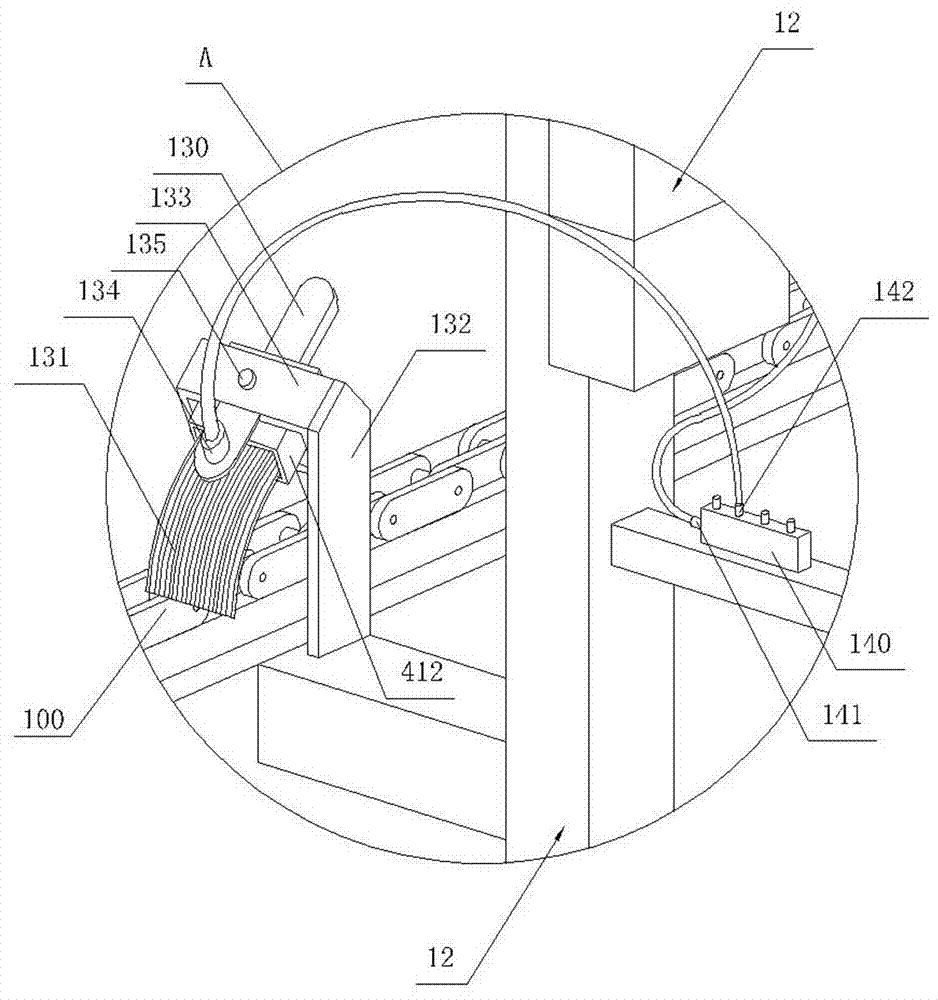 Horizontal barrel-plating production line capable of improving efficiency