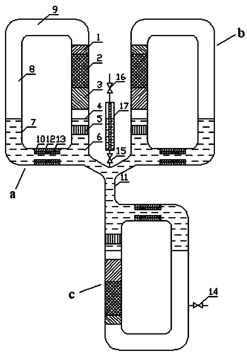 Thermo-acoustic three-phase alternating current generating system driven by double-temperature-position heat source