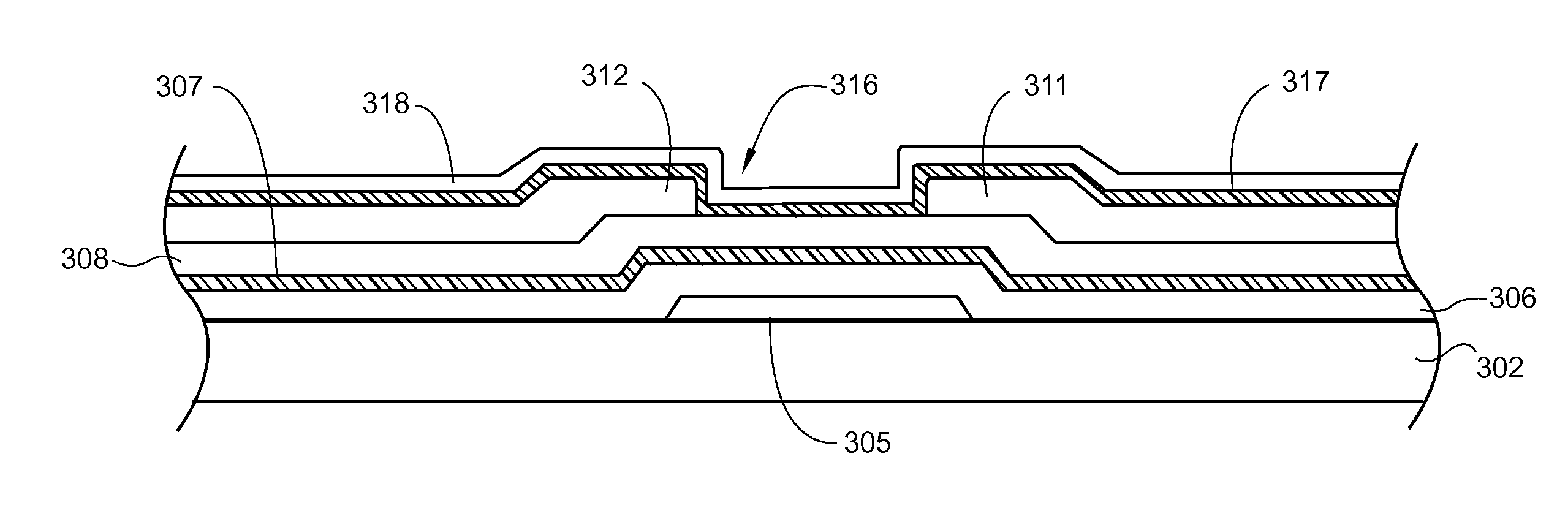 Buffer layers for metal oxide semiconductors for TFT