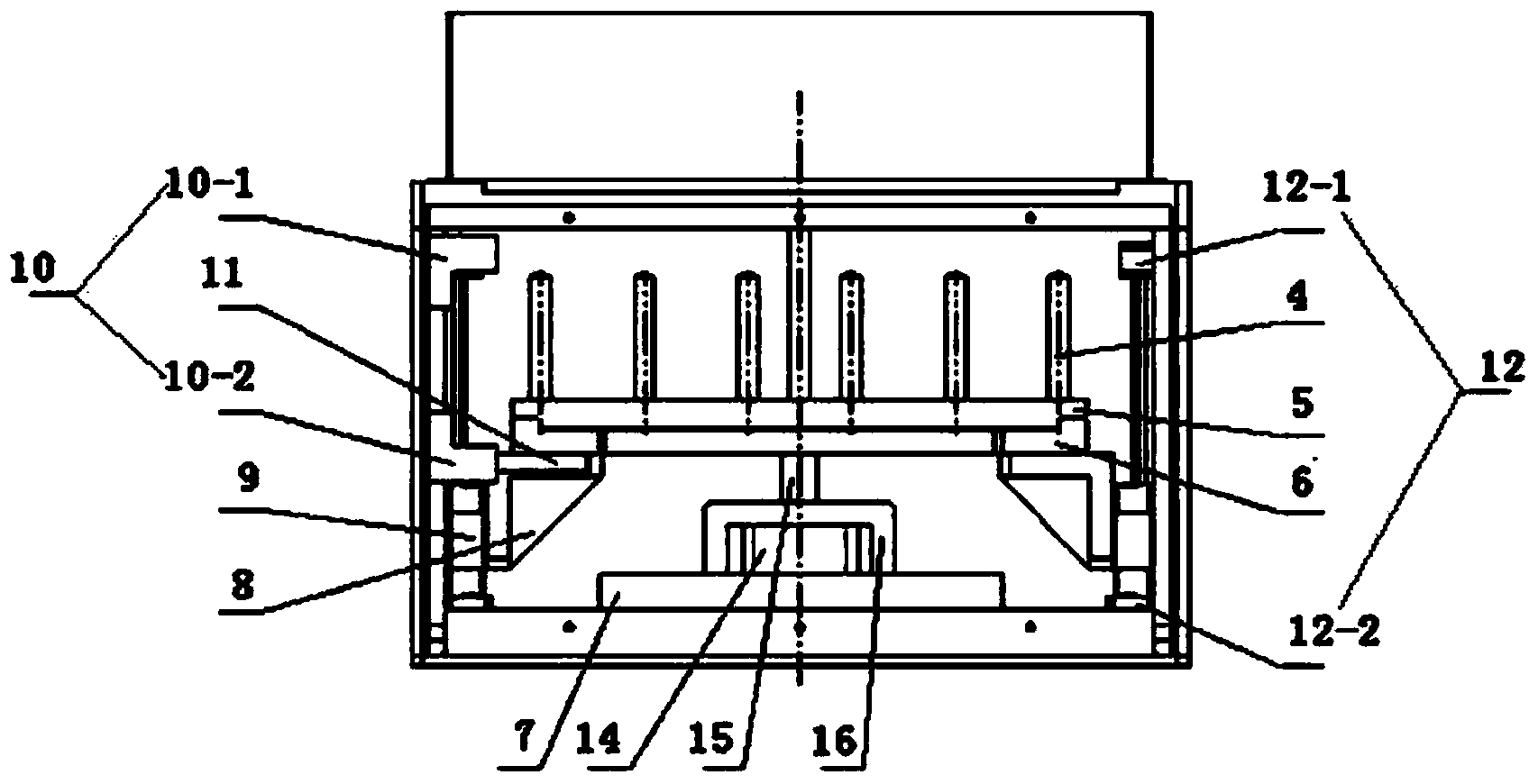 Magnetic bead separation device with adjustable magnetic flux