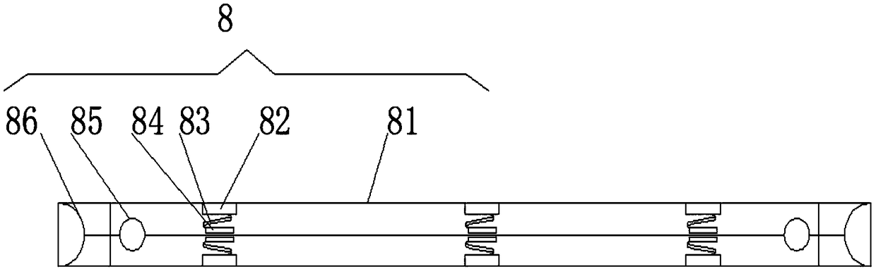 Sweeper wire harness combined support