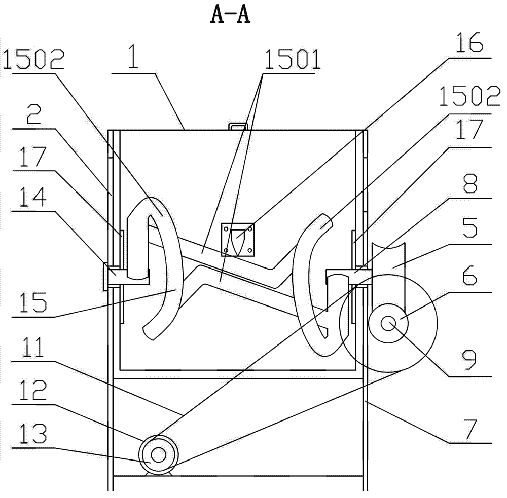 Automatic dough mixing machine