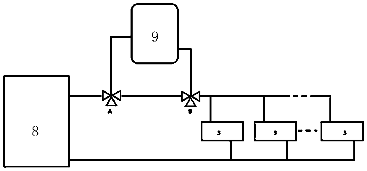 Combined type central air conditioning system and method