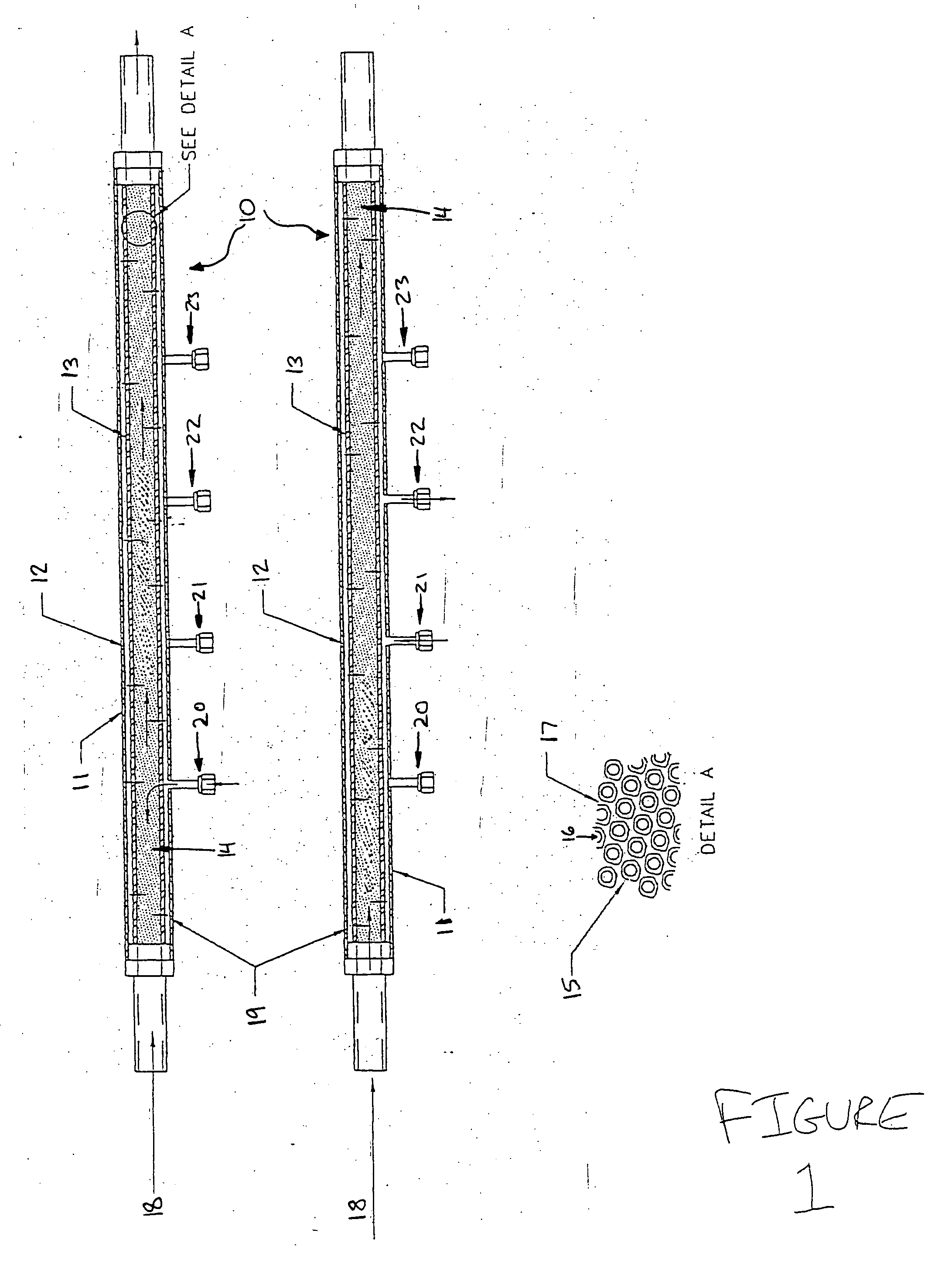 Filter for determination of mercury in exhaust gases