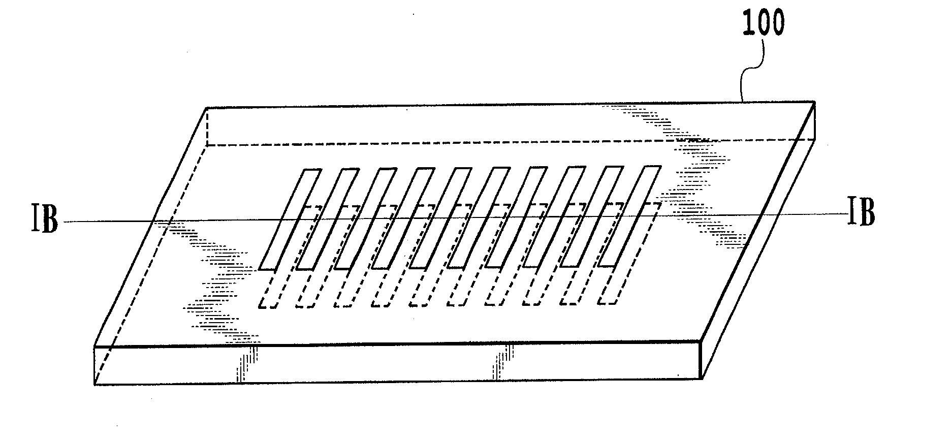 Optical waveguide grating and method and mask for forming same