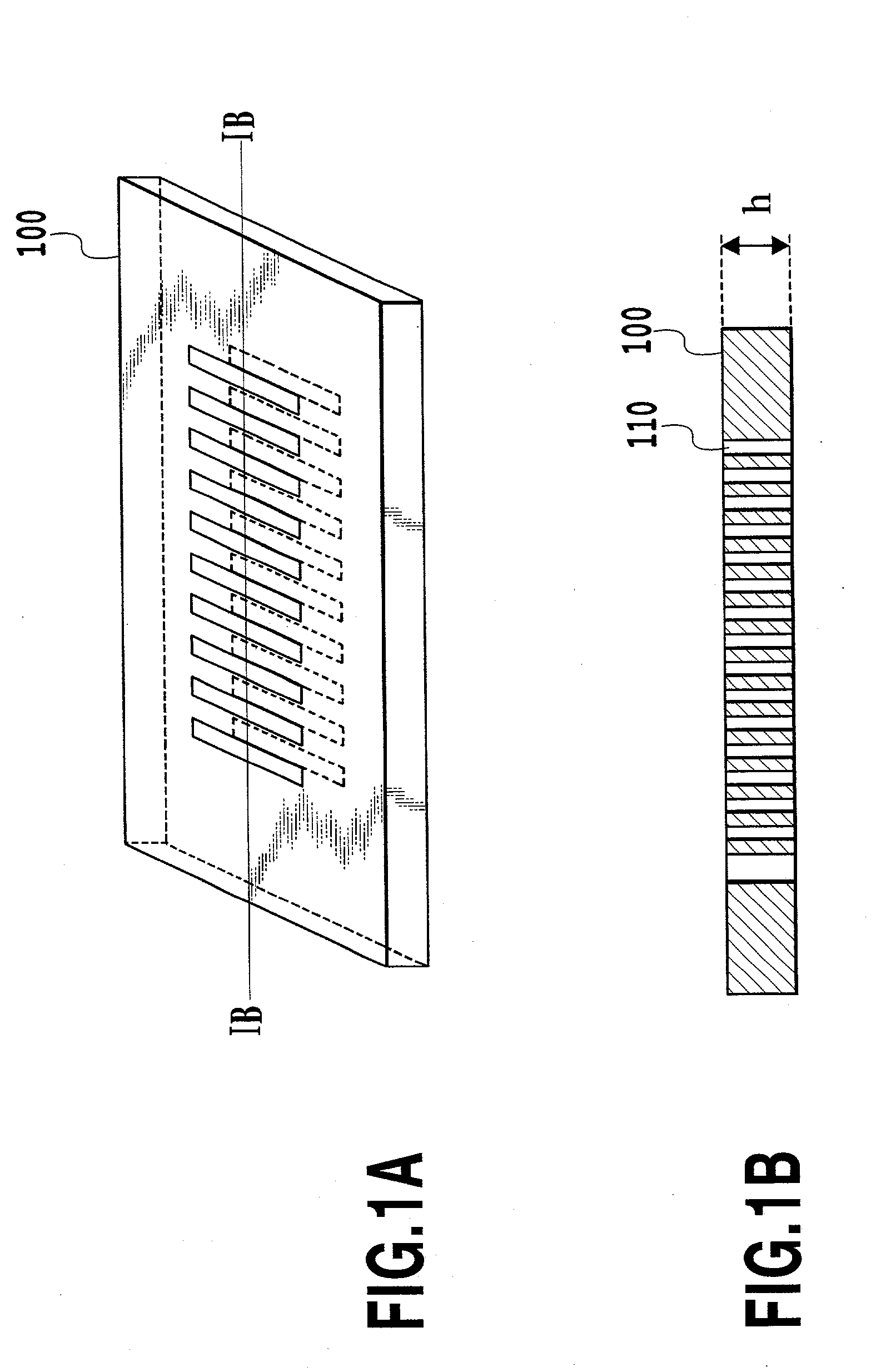 Optical waveguide grating and method and mask for forming same