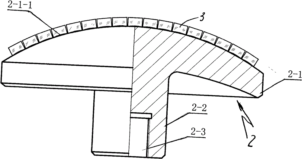 Method for processing negative crescent optical lens