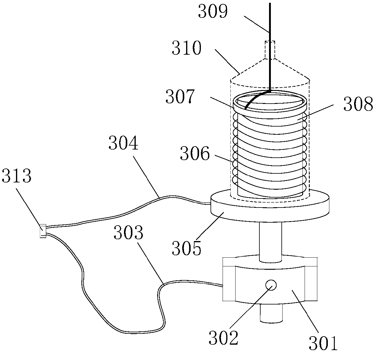 Detection device for detecting electrical performance of electronic circuit board