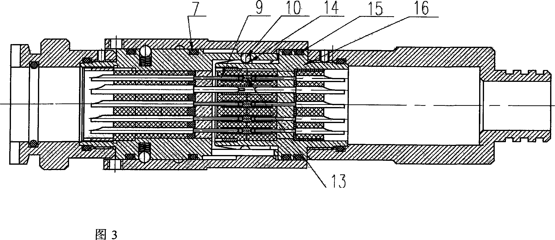 Under water separate electric connector