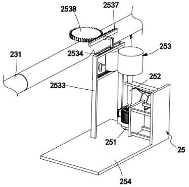 Waste gas treatment device for UV photocureable coating equipment