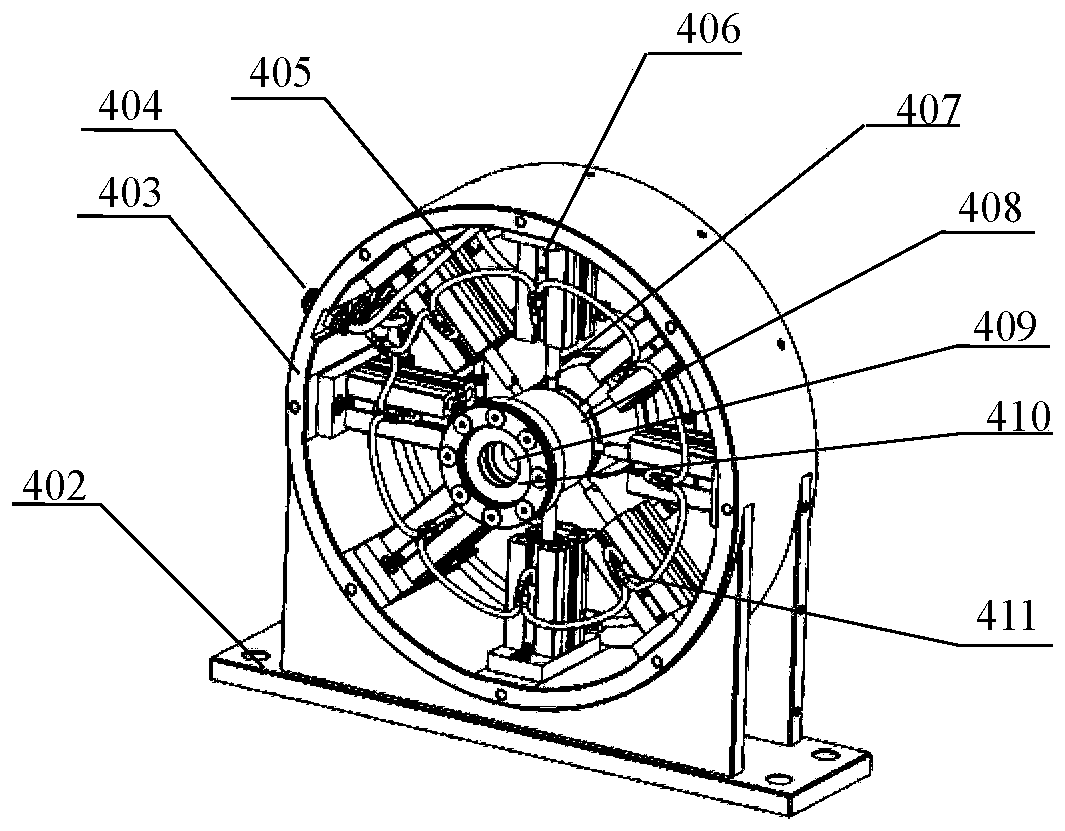 Radial floating grinding device and method for industrial robot