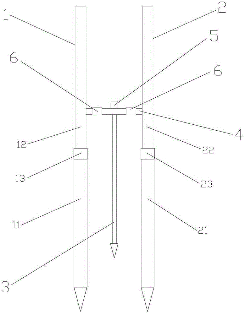 Supporting frame for surveying and mapping instruments