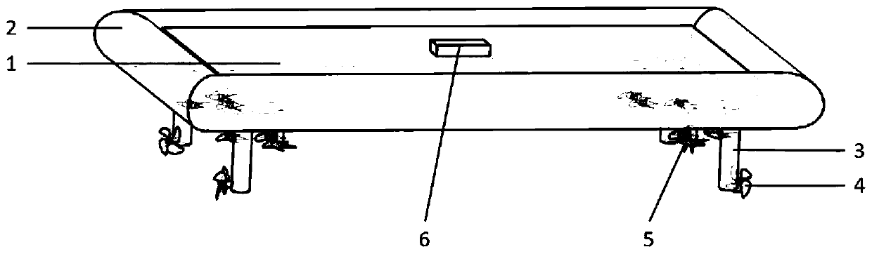 Movable self-balancing offshore platform