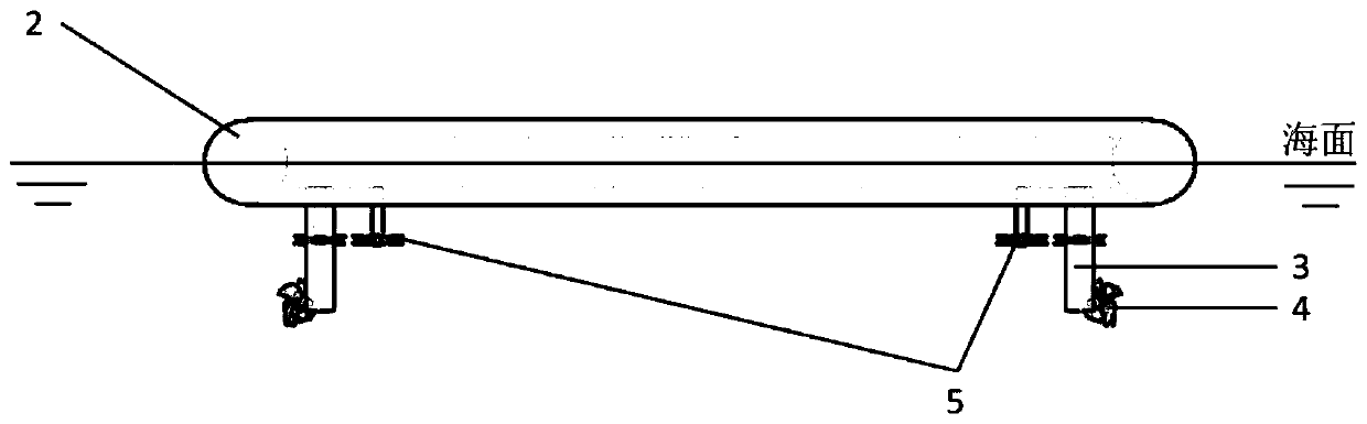 Movable self-balancing offshore platform