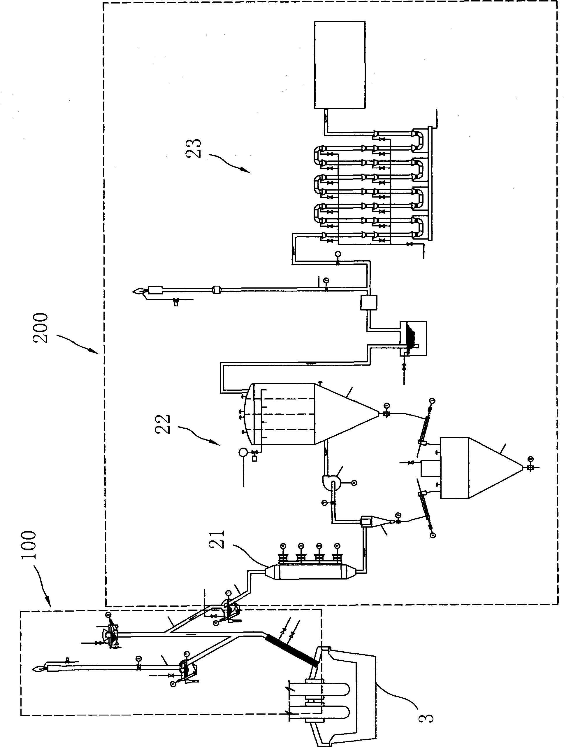 Electric furnace gas purification and reclamation equipment