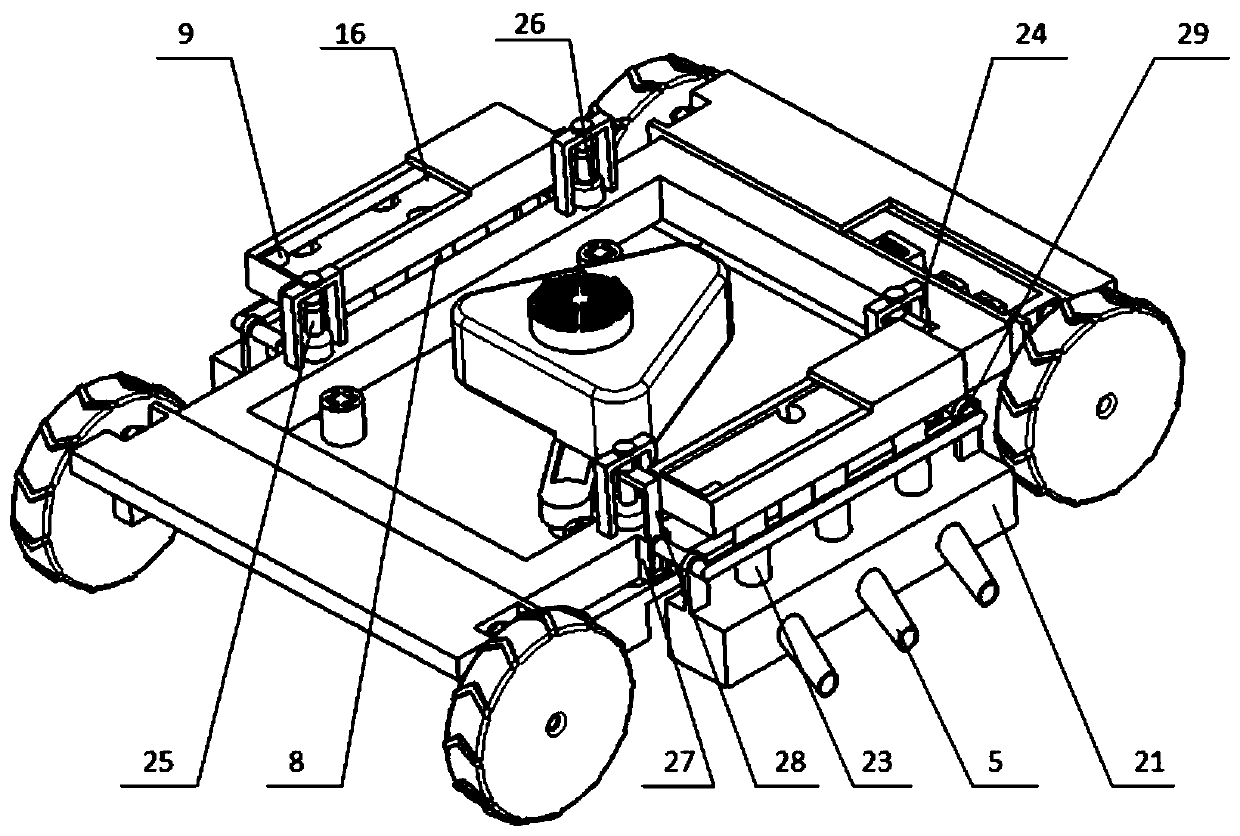 height-adjustable lawn mower