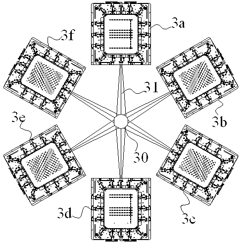 Multi-workstation stretching measuring and welding device