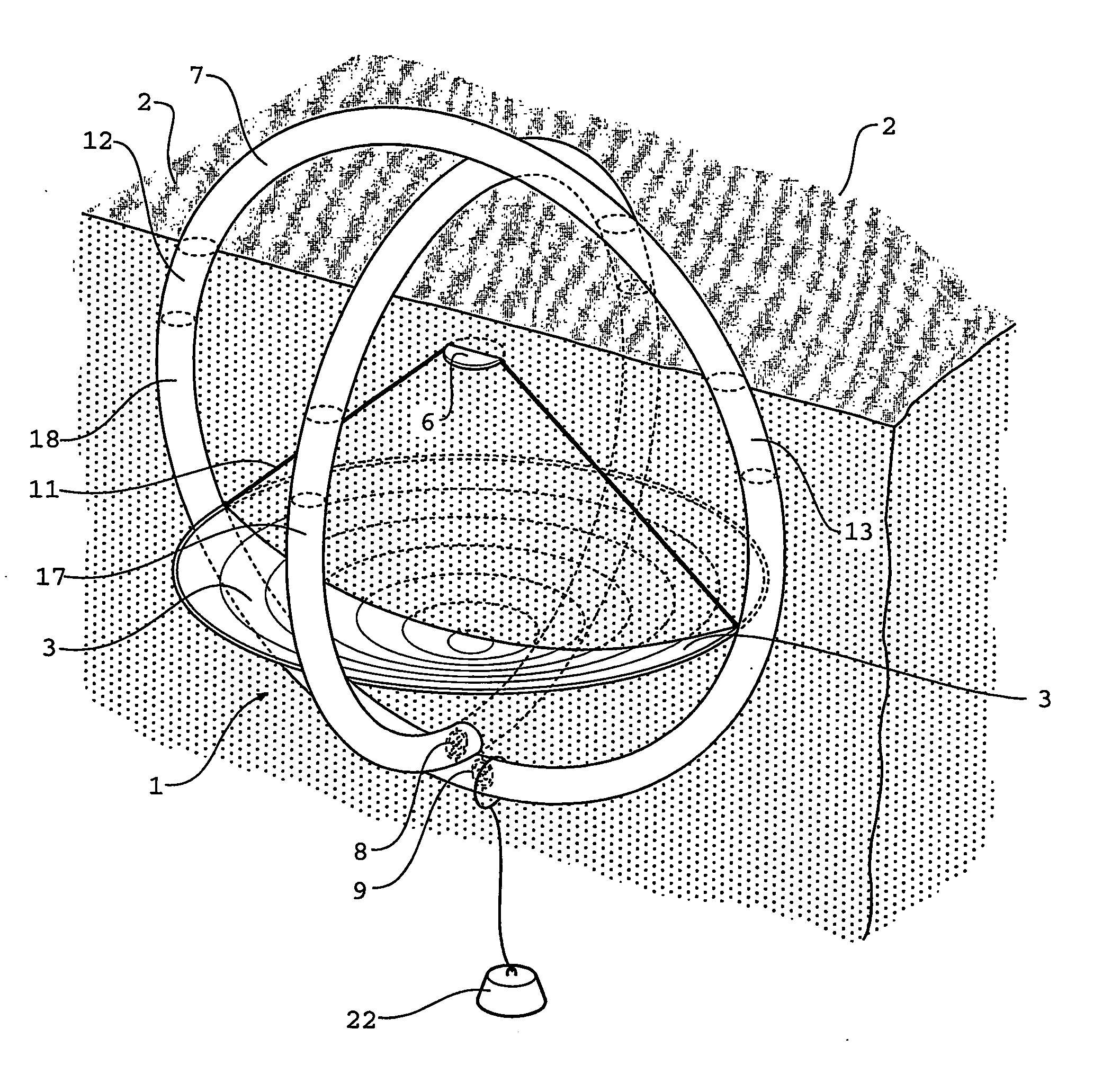 Collector for solar radiation