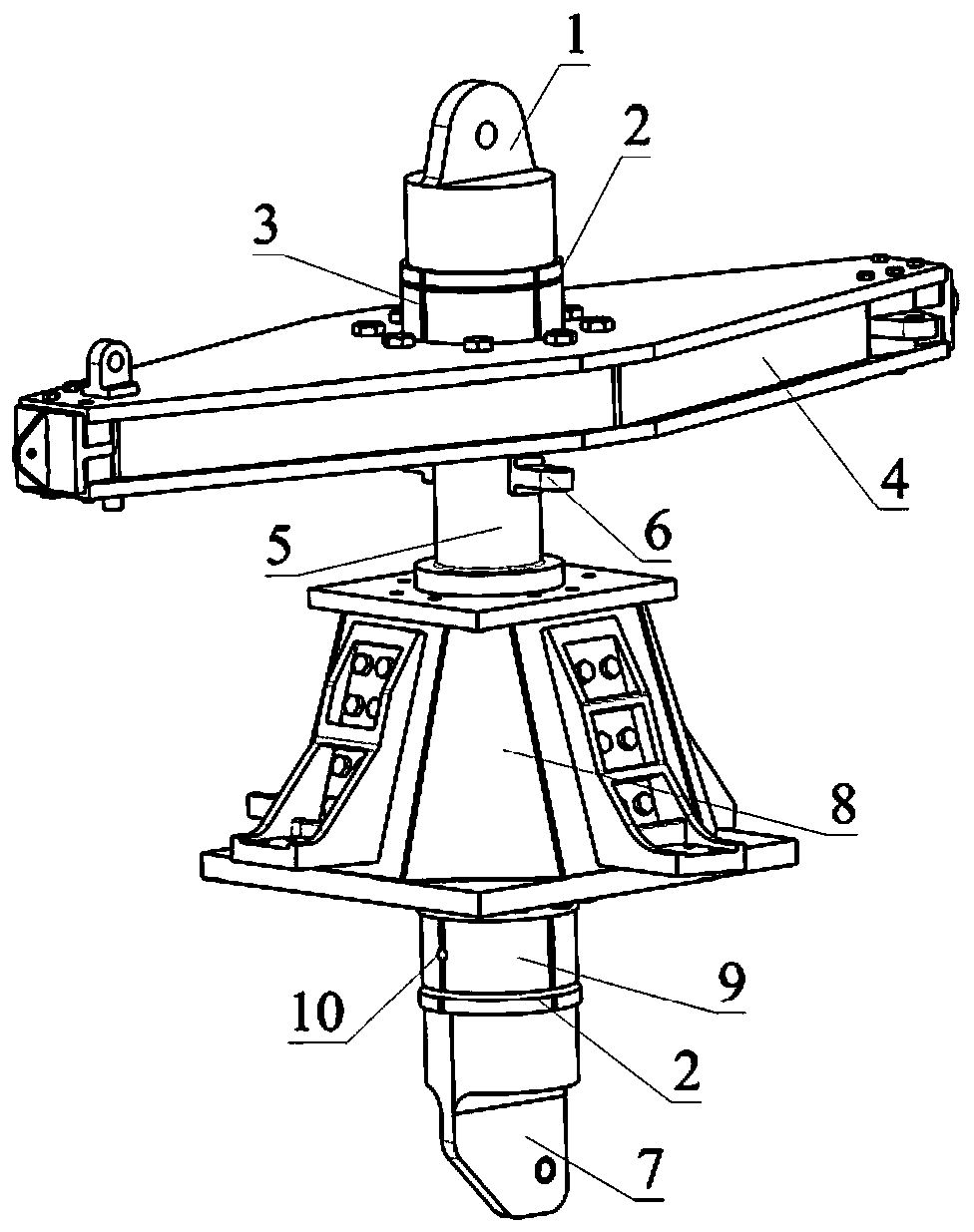 Helicopter all-aircraft static test lift system dummy