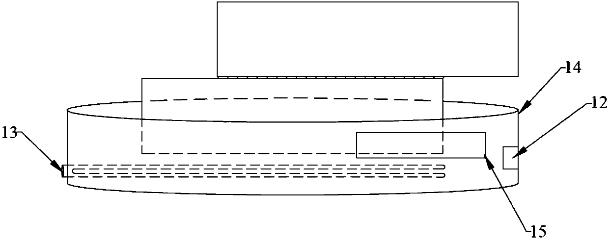 Method for testing solidification strength of water-containing oilstone interface of asphalt pavement