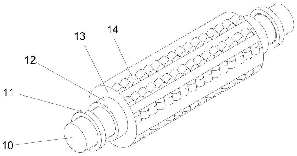 One-bath desizing and dyeing device for polyester fabric containing sizing agent