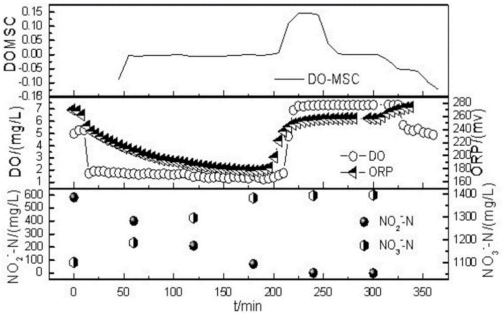 Method for enriching nitrite nitrogen oxidizing bacteria granule sludge through process control