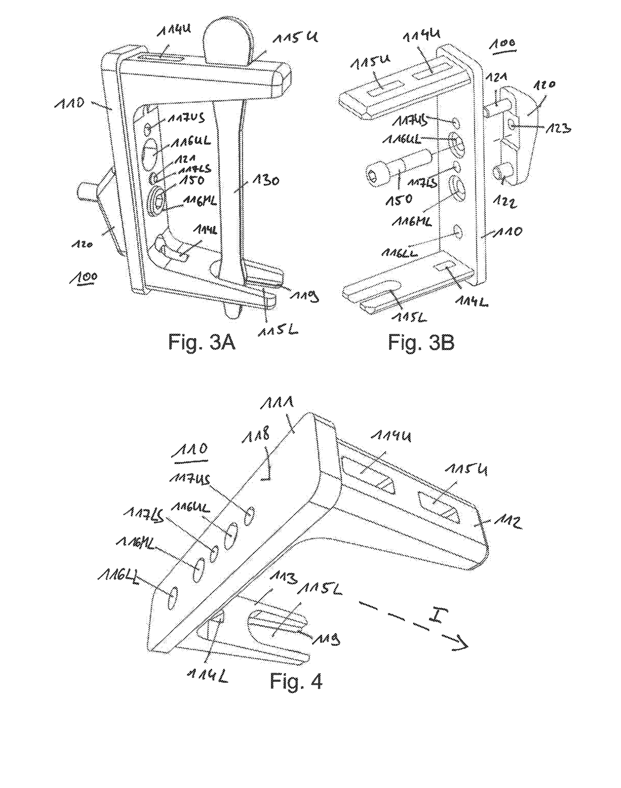 Mounting device and carton flow bed