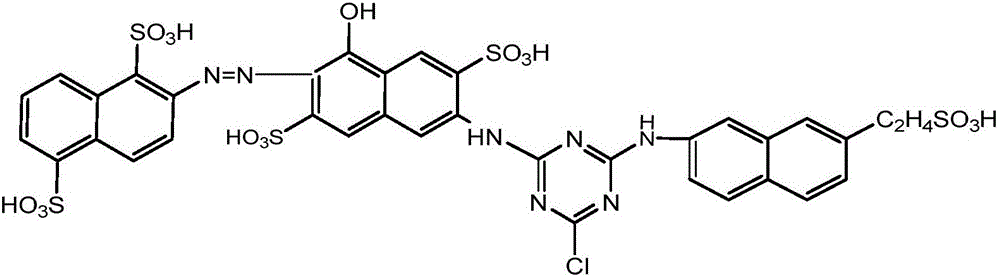 Synthesis method of active orange dye