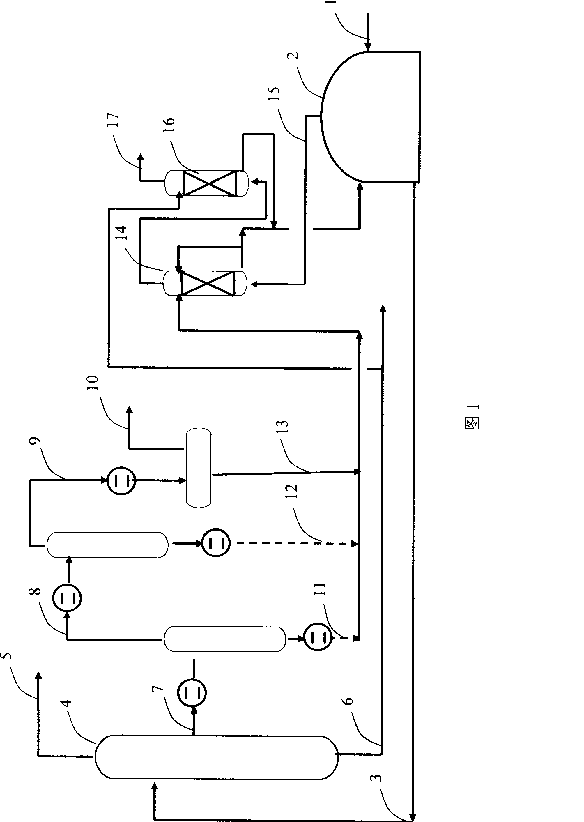 Cleaning treatment method of acid sewage storage tank discharging gas