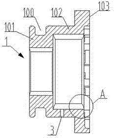 Sliding engaging sleeve of gearbox