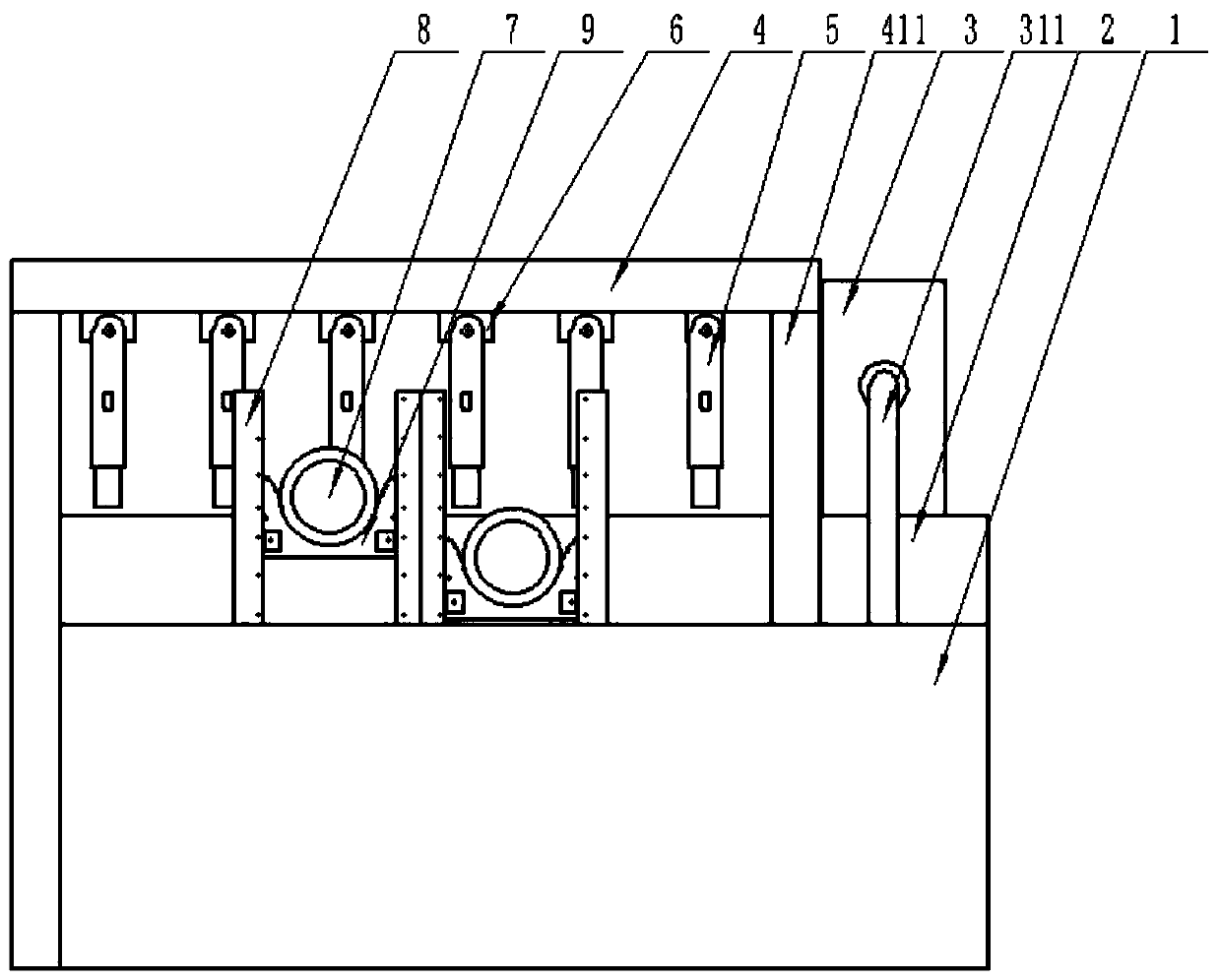 A processing method based on a NdFeB magnet auxiliary processing device