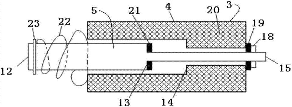 Laser simulation shooting device having one-way recoil force