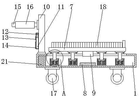 Transportation device of a power transformer