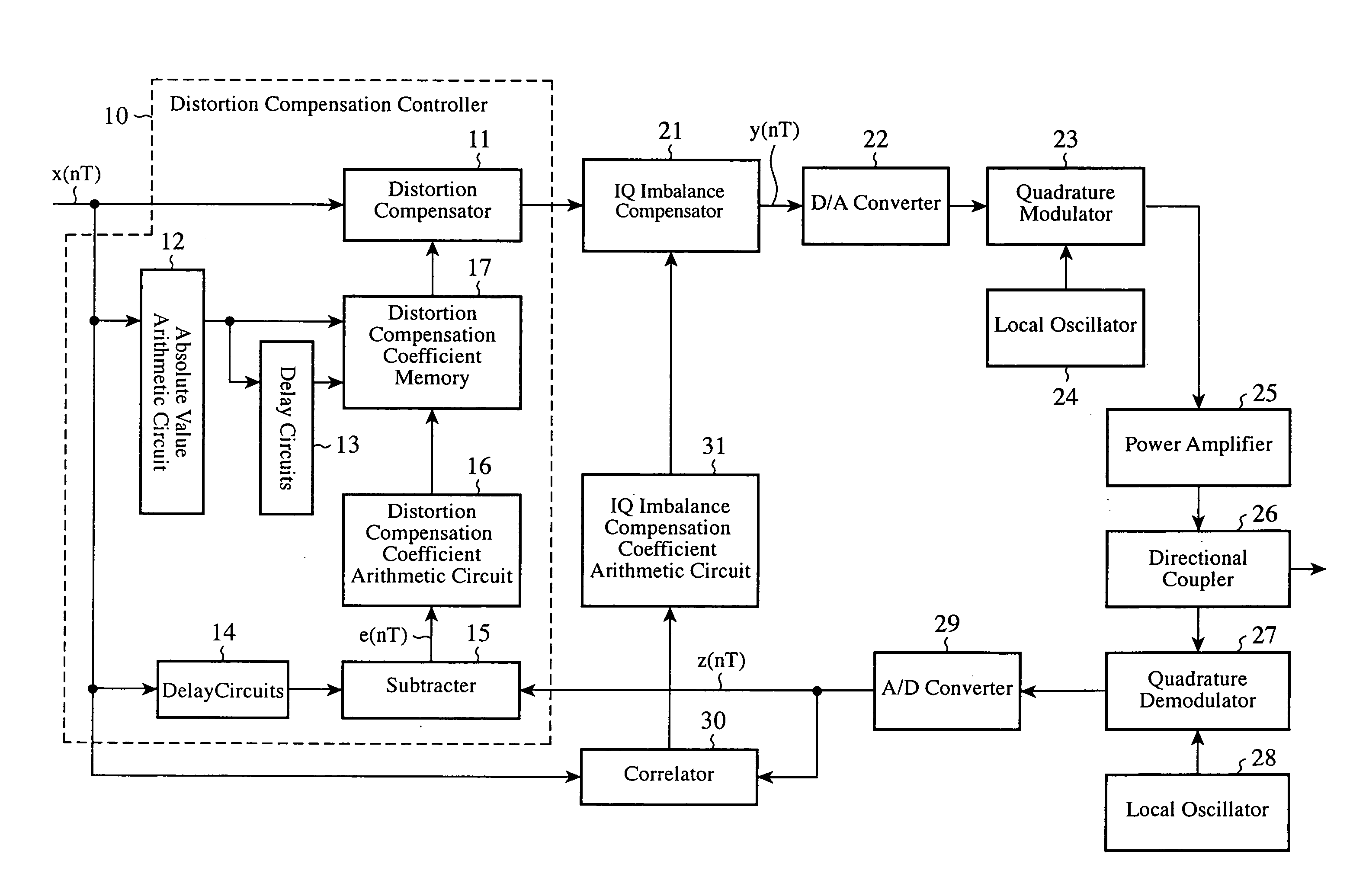 Distortion Compensating Apparatus