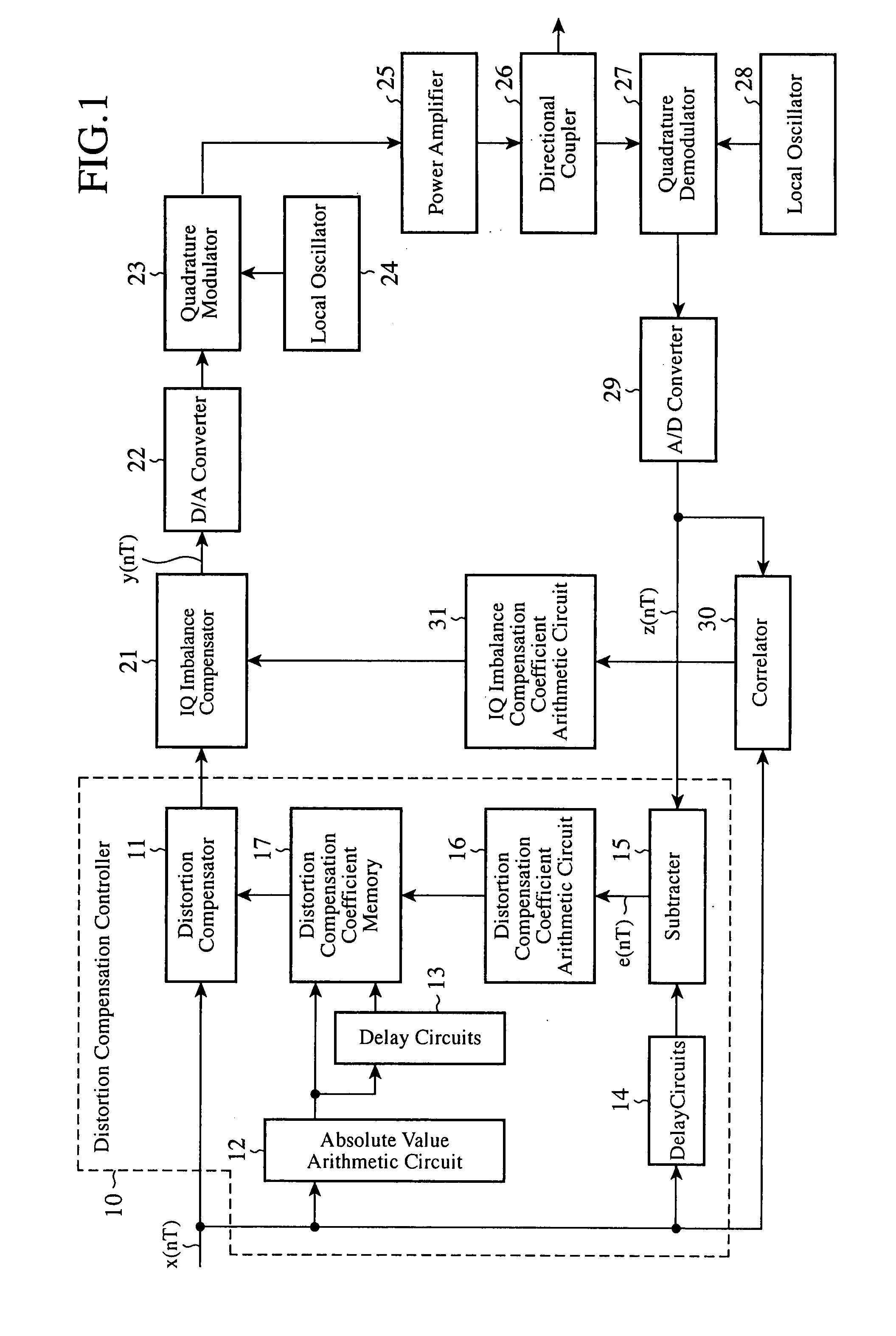 Distortion Compensating Apparatus