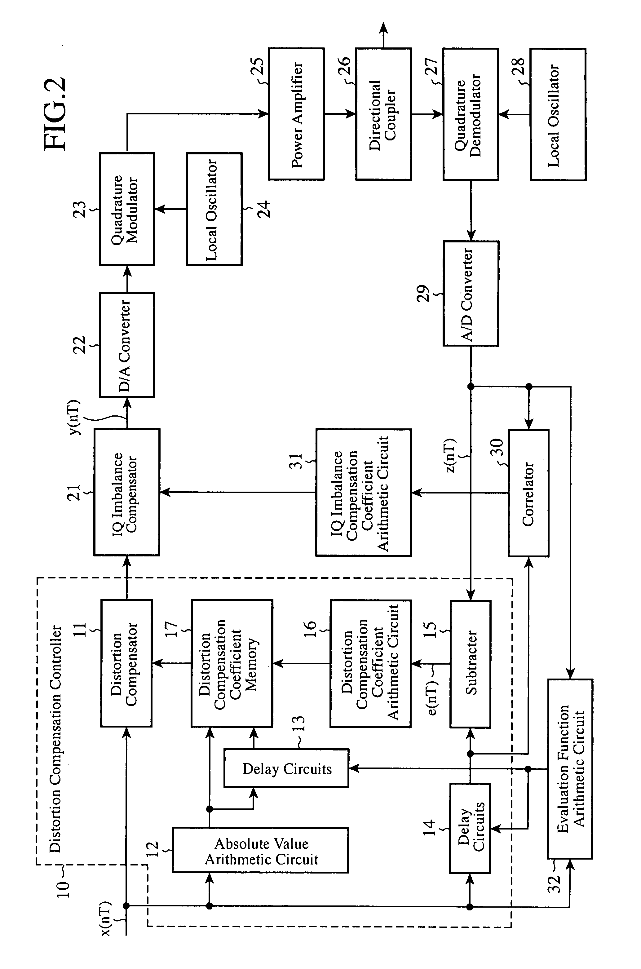 Distortion Compensating Apparatus