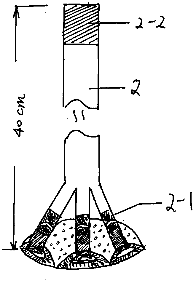 Axillary region postoperation pressure dressing water sac